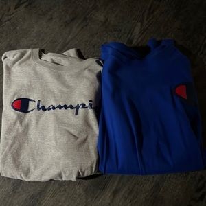 Men’s Champion Long Sleeve Shirt Bundle